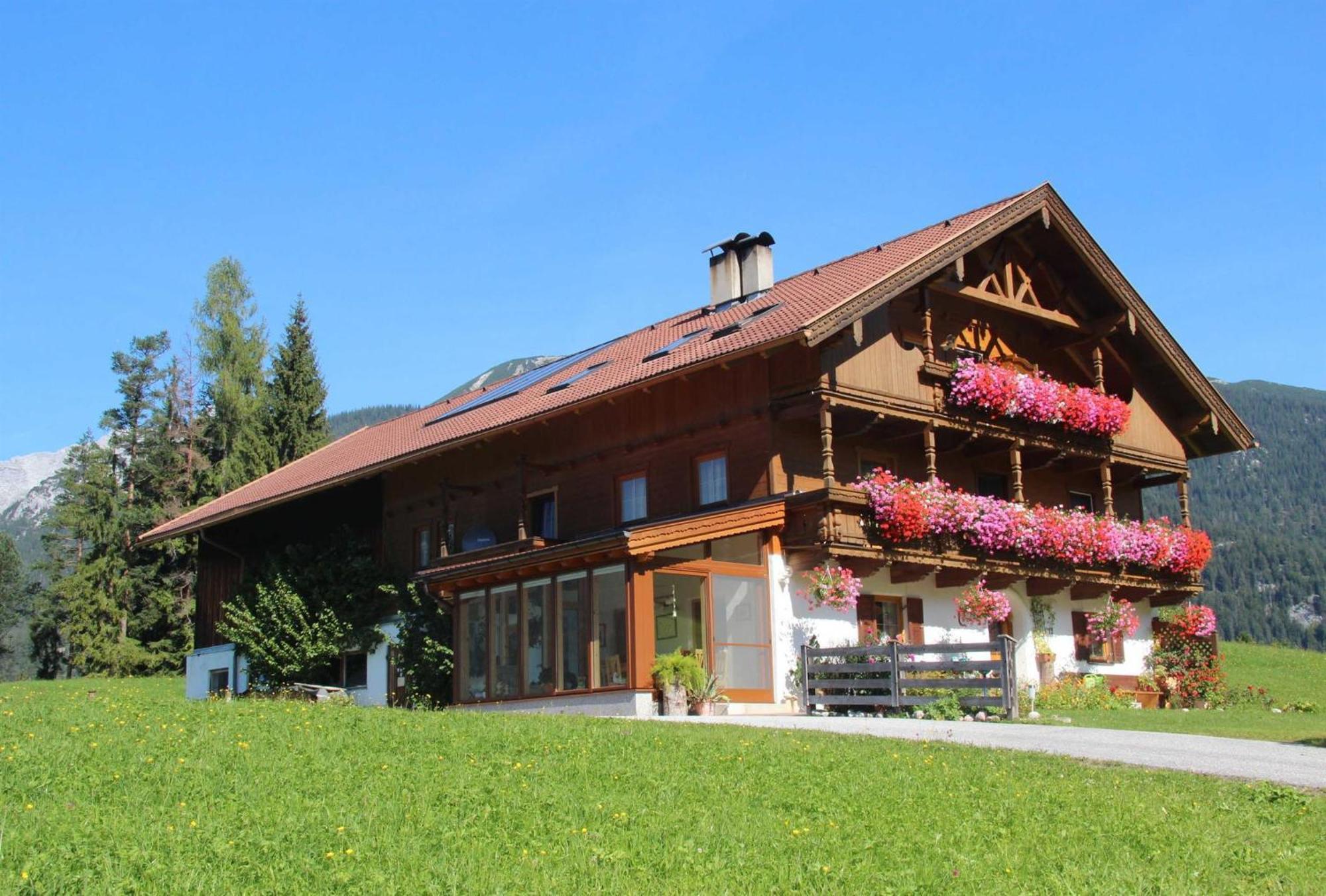Bauernhaus Durrahof Steinberg am Rofan Exterior foto